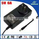 LED AC Adapter 5V 6A Universal Power Supply For LED With US Plug