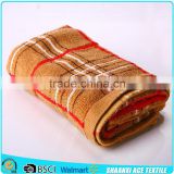 100% natural cotton yarn-dyed plaid woven bath towel custom design plaid bath towel