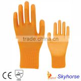 China 13 Gauge Polyester Shell Color PU 1/2 Coated Gloves