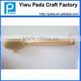 Natural Dry Body Brush & Brush for Dry Brushing With Long Detachable Handle and Boar Bristles - Exfoliate Skin thumbnail-2