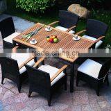 Dining Set With Wooden Surface on Top
