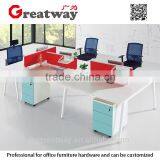 Luxury Office Furniture Supplier 25mm MDF/MFC Panel Manager Desk Wood Office Executive Table (QE-40F2) thumbnail-1
