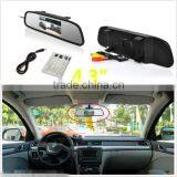 Popular 4.3" LCD Screen Display rearview mirror manual car camera hd dvr