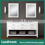 Double Cupc Sink Wooden Cabinet Custom Bathroom Vanity