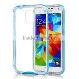 Soft Tpu Armor Cover for Samsung Galaxy s5 Transparent Tpu pc Frame Case Cover thumbnail-4