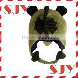Knit Cartoon Animal Ear Flap Hat Cap thumbnail-2