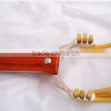Hot Selling Outdoor Handle Hunting Slingshot Toy Rubber Sling Shot Catapult +4pcs Pinball thumbnail-5