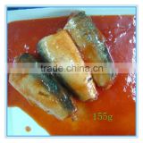 great quality 155 grams canned sardine in tomato sauce(ZNST0001)