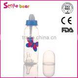 100%BPA Free Silicone Squeeze Baby Feeder,silicone Baby Feeding Bottle With Thermometer thumbnail-1