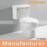 Hot Design China Supplier Cheap Ceramics Human Toilet Two Piece Toilet DT-M9926