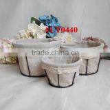 Wire Baskets for Sundries Storage With Lining thumbnail-1