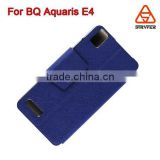 guangzhou cell phone accessories leather phone case for BQ Aquaris E4 ,leather phone case