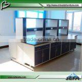 Professional Design Use School Chemical Lab Steel Work Bench With Reagent Shelf thumbnail-1