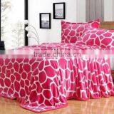 Most Popular Colorful Giraffe Print Flannel Blanket thumbnail-1