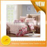 100% Polyester Elegant and Warm Active Dying Flannel 3pcs Bedding Set thumbnail-1