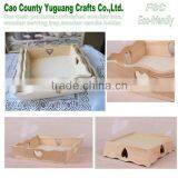 Wooden Shot Glass Tray,wooden Restaurant Tray,wood Fruit Serving Tray thumbnail-1