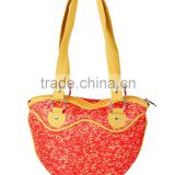 New Popular Women Hand Bags Jacquard Scroll Pattern Branded Handbag Exported