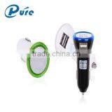 Portable Car Charger 5V 2.1A/3.1A Universal Usb Portable Mobile Bullet Car Charger for IPhone Charger thumbnail-1