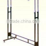 Double Pole Stainless Steel Adjustable Garment Rack Revolving Rotating Telescopic Stand Clothes Drying Rack MLaundry Hanger Rack thumbnail-1