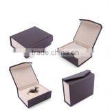 Wholesale Custom High-grade PU Leather Pocket Watch Box, Brown Beautiful Gift Box thumbnail-3