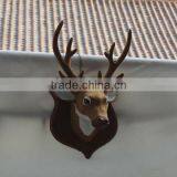 Handcraft Unstuffed Lifelike Cute Christmas Sleigh Deer Head Decoration of House Interior thumbnail-6