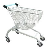 non fuel style chrome plated supermarket shopping kart