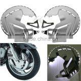 Fire Ring Brake Disc Rotors Chrome Cover W/ White LED For Honda Honda GOLDWING GL1800 01-14 03 04 F6B 2013-2015 14 thumbnail-3
