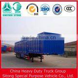 3 Axles Truck Cargo Box, Cargo Semi Trailer House, Side Open Strong Box Utility Trailer thumbnail-3