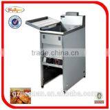 Stainless Steel Free Standing Gas Chicken Fryers With Temperature Controller With Cabinet(2-tank)(GF-985-2) thumbnail-3