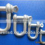 US Hot Dipped G210 Galvanized Dee Swivel Anchor Shackle Price thumbnail-2