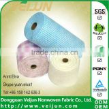 viscose polyester 100%cotton mesh dyed printed spunlace nonwoven fabric roll for wet wipes towel and clean cloth wipes