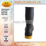 CE Certified Black PVC Safety Gumboots for Men S5 thumbnail-4