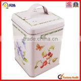 Reputational Metal Easy Open Square Food Tin Box thumbnail-4