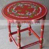Child Small Table Solid Wood Round Table thumbnail-1