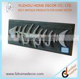 Antique Metal Hooks With Wooden Frame thumbnail-1