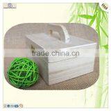 Wholesale Small Solid Handle Paulownia Wooden Storage Box thumbnail-5