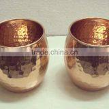 Moscow Mule Solid Copper Hammered Mugs, Genuine Copper Drinking Mug, Moscow Mule Mugs, Copper Mug for Vodka & Moscow Mule thumbnail-2