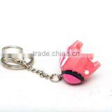 Pink Resin Cartoon Elephant Keychains thumbnail-3