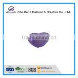 Purple Crystal Heart Shape Glass Tealight Candle Holder for Wedding thumbnail-5