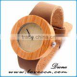 New Hot Sale Leather Wrist Handmade Men Wooden Watch thumbnail-3