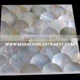White Mother Of Pearl Flooring Tile thumbnail-1