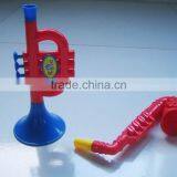 Plastic Musical Toy Set Trumpet + Saxophone Toys for Kids, Plastic Trumpet and Saxophone thumbnail-1
