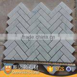 Bianco Carrara White Herringbone Tile for Bathroom