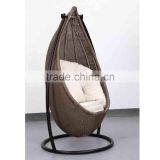 Cheap Outdoor Rattan Hammock Swing Chair With Cushion thumbnail-5