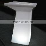 Modern Bar Furniture 16 Color Changeable RGBW LED PE Plastic Bar Table With Ice Bucket on the Top With CE RoHS thumbnail-1