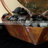 Copper and Slate Heart Tabletop Fountain thumbnail-5