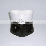 Black & White Heart Sharp Fondue Set(fondue,fondue Set,chocolate Fondue Set) thumbnail-1