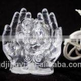 Acrylic ClearLED LIGHTED MERRY CHRISTMAS Sets of Hand for Indoor Decoration thumbnail-2