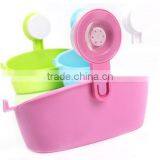 Vacuum Suction Cup Bathroom and Kitchen Plastic Shelf/holder thumbnail-4