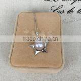 AAA 9-10 mm Purple Freshwater Pearl Necklace and Earring Sets thumbnail-4